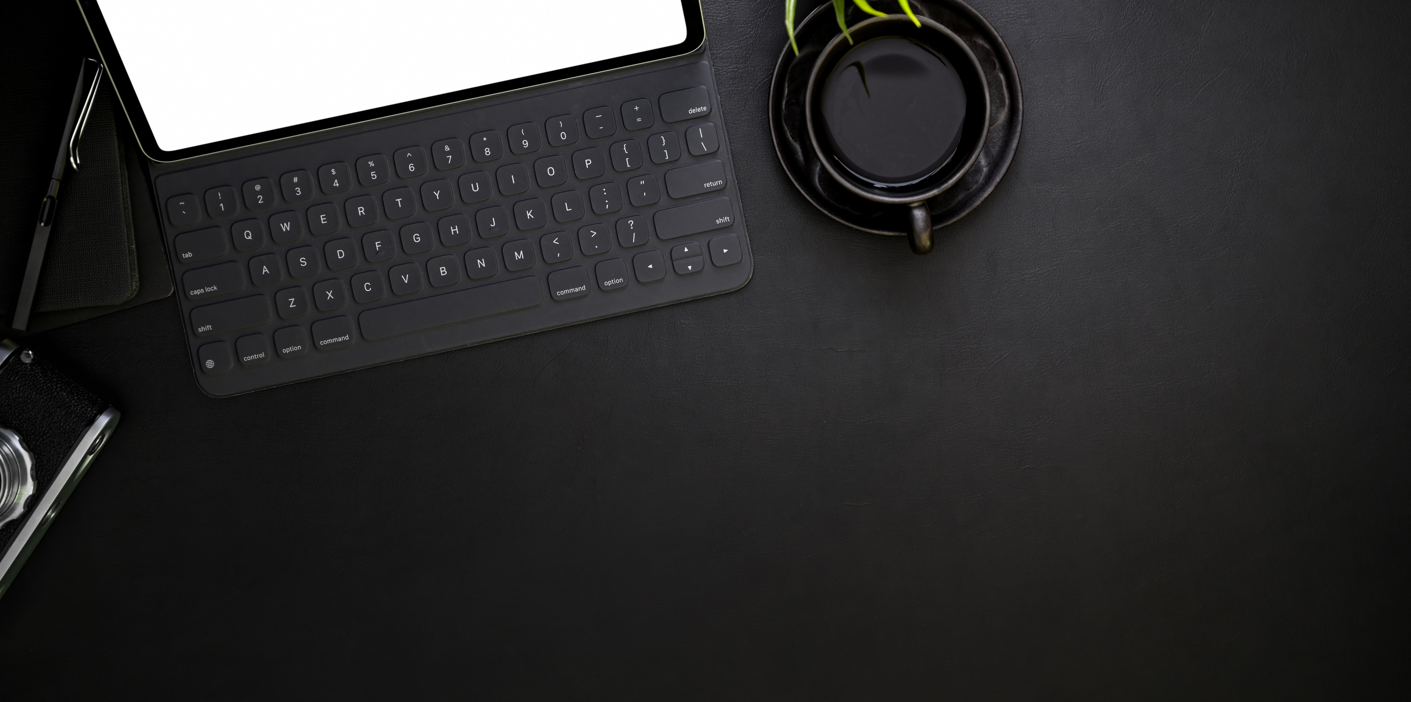 Black  Cordless Computer Keyboard
